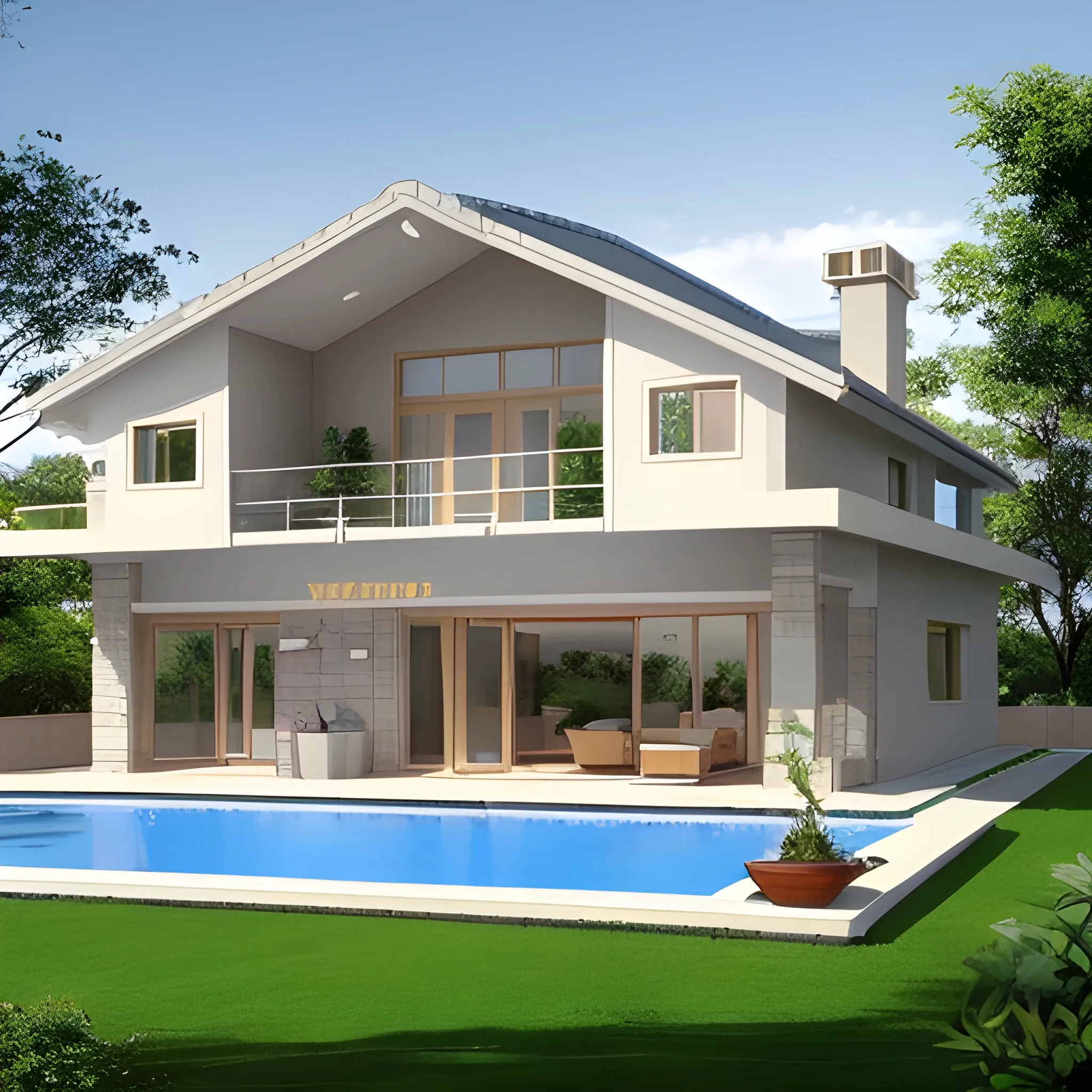 a wonderful plan of home, 130 m