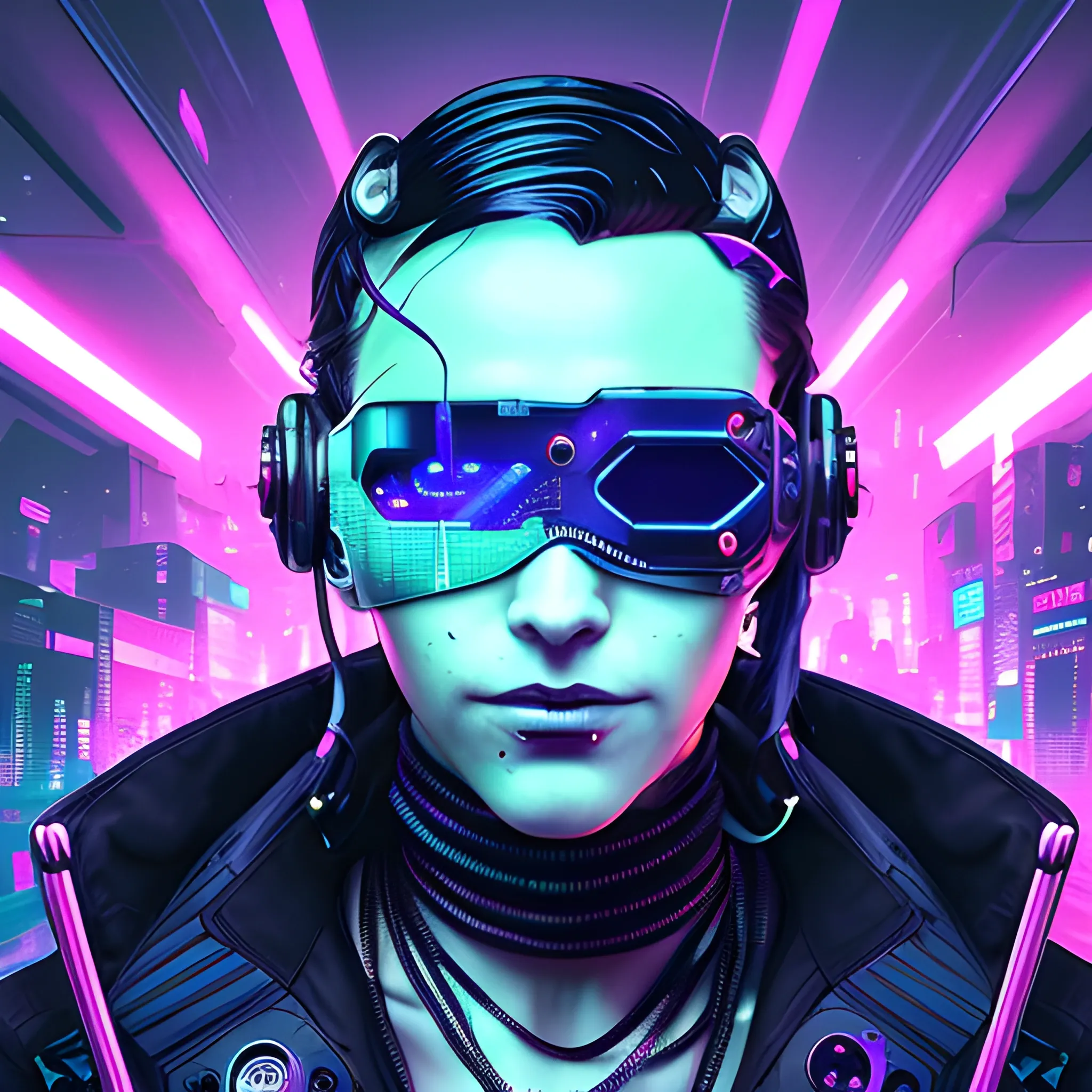 Excitement, Cyberpunk, Trippy