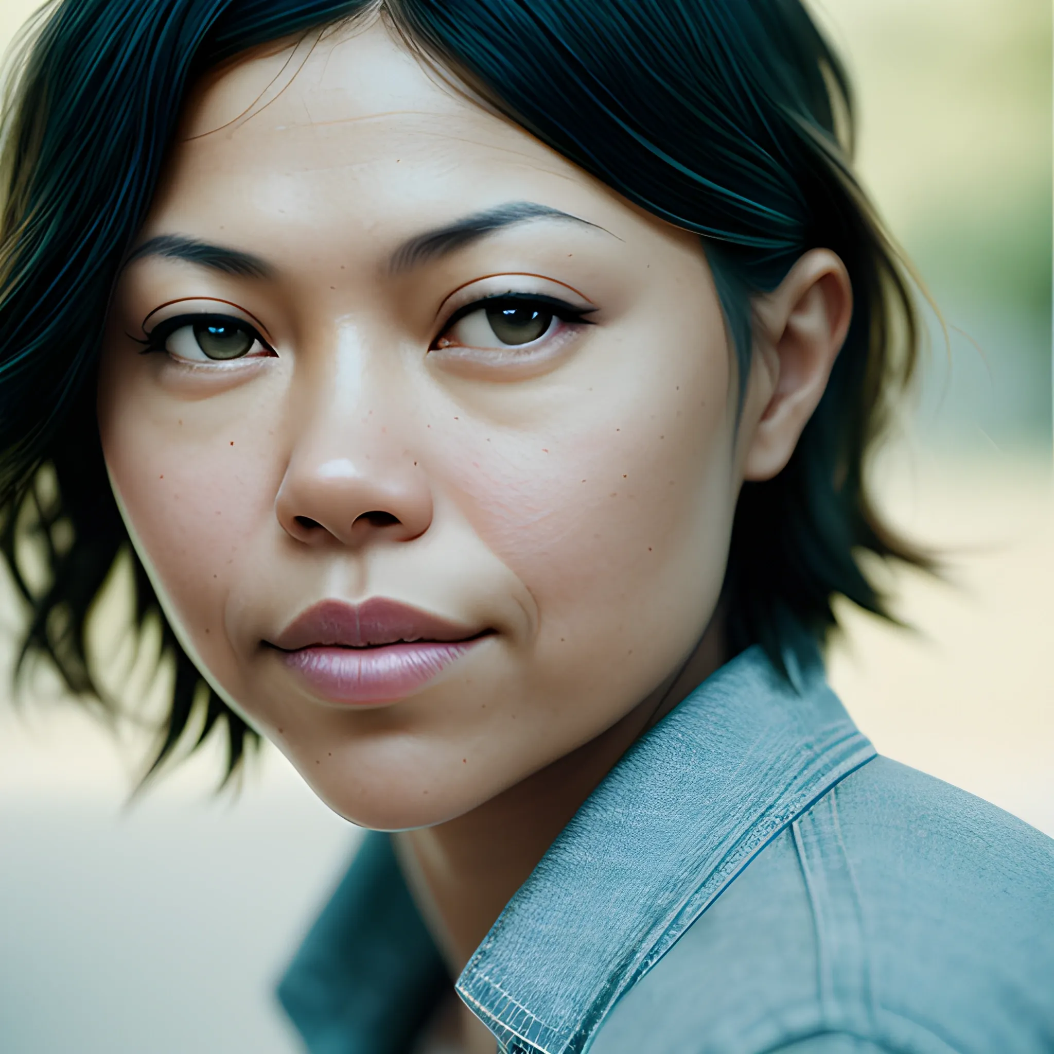 portrait of alex wagner natural light, detailed face, canon eos c 3 0 0, ƒ 1. 8, 3 5 mm, 8 k, medium - format print
