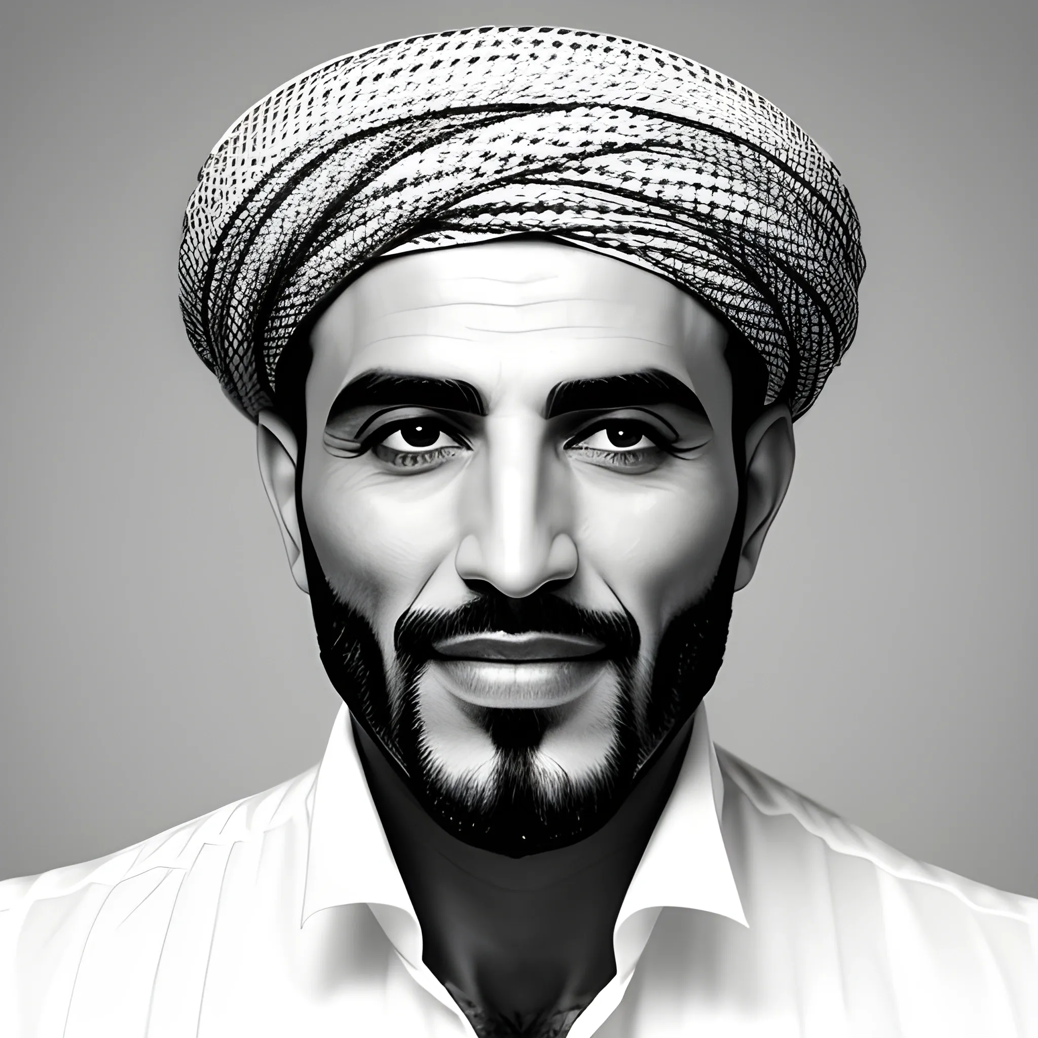 A professional headshot of a young Moroccan man with a clean, white background. The man should have a neat appearance, with a friendly and confident expression, suitable for a CV or LinkedIn profile. The focus should be on his face, with good lighting to highlight his features, ensuring a sharp and clear image.