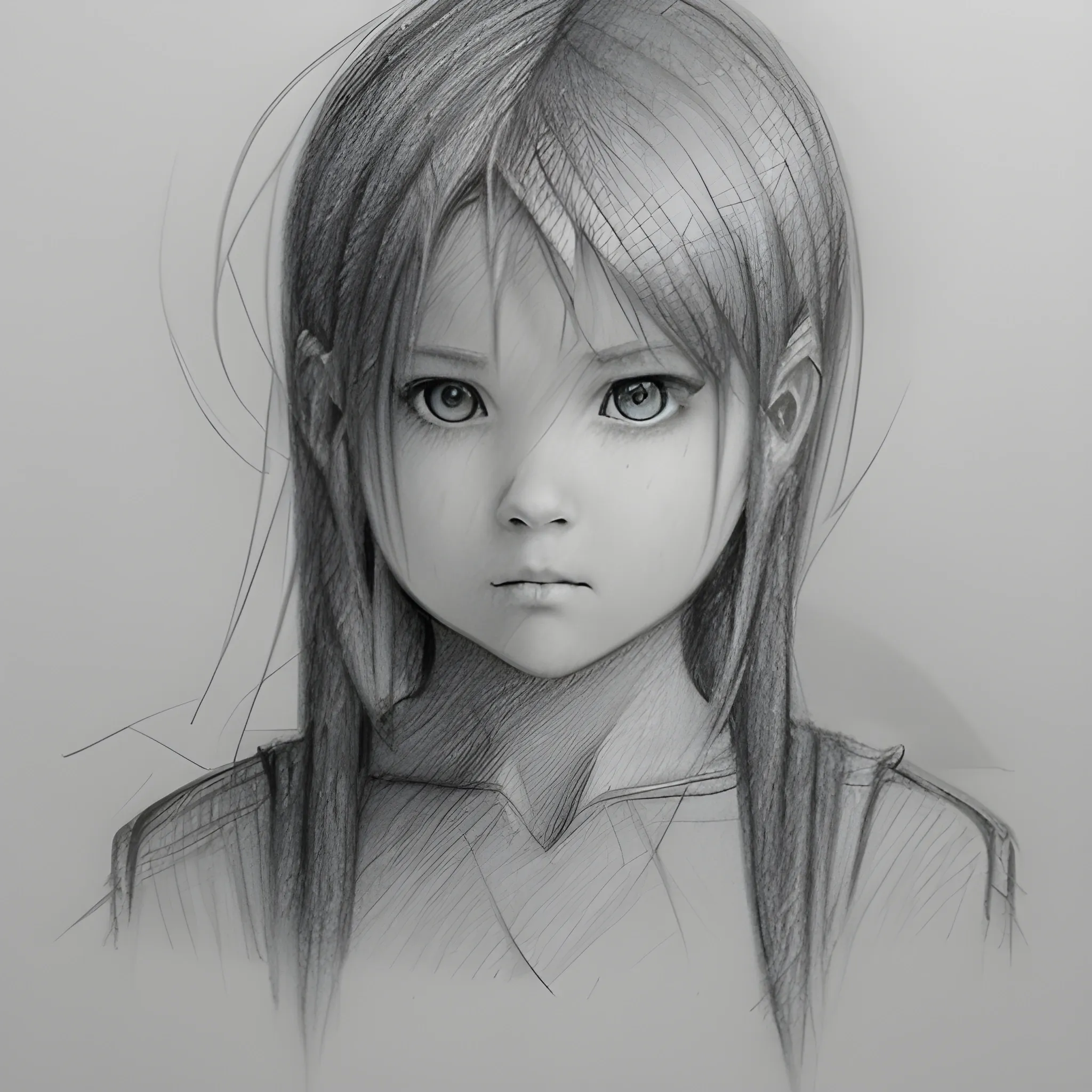 A, Pencil Sketch