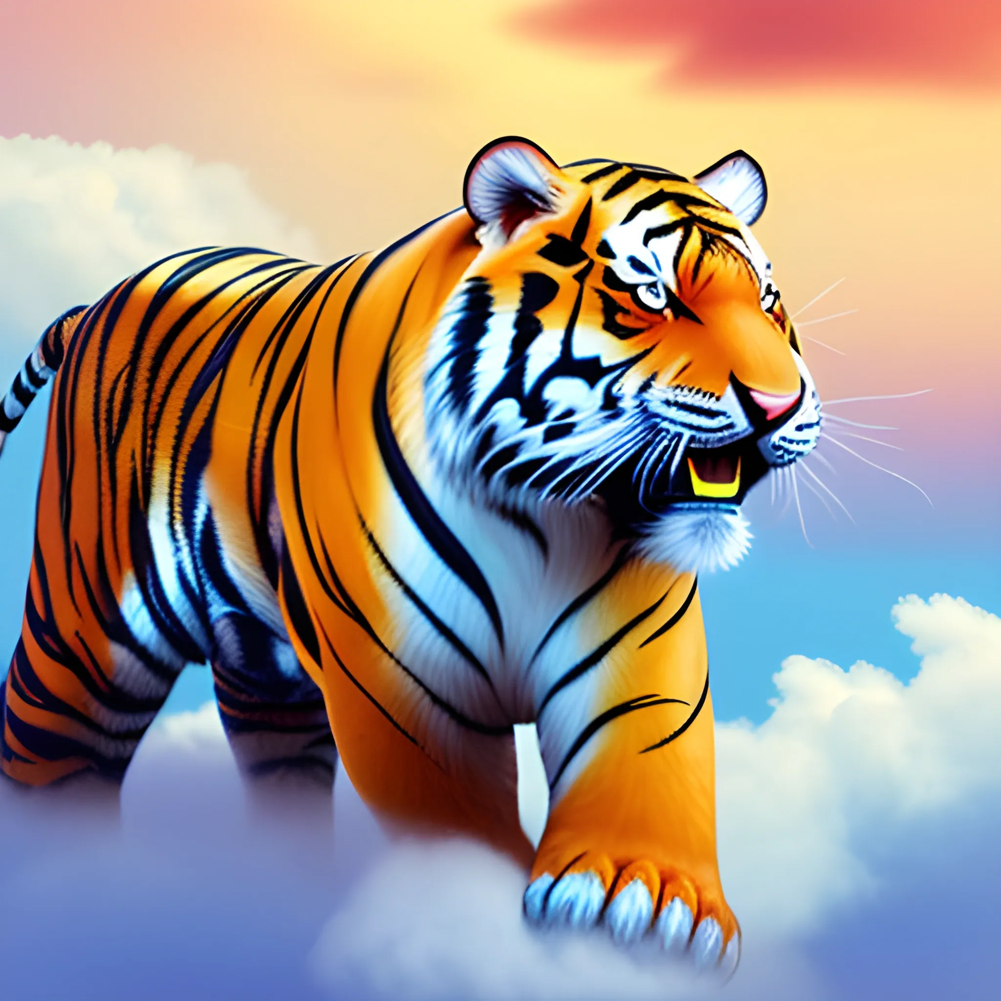 Chinese cloud tiger