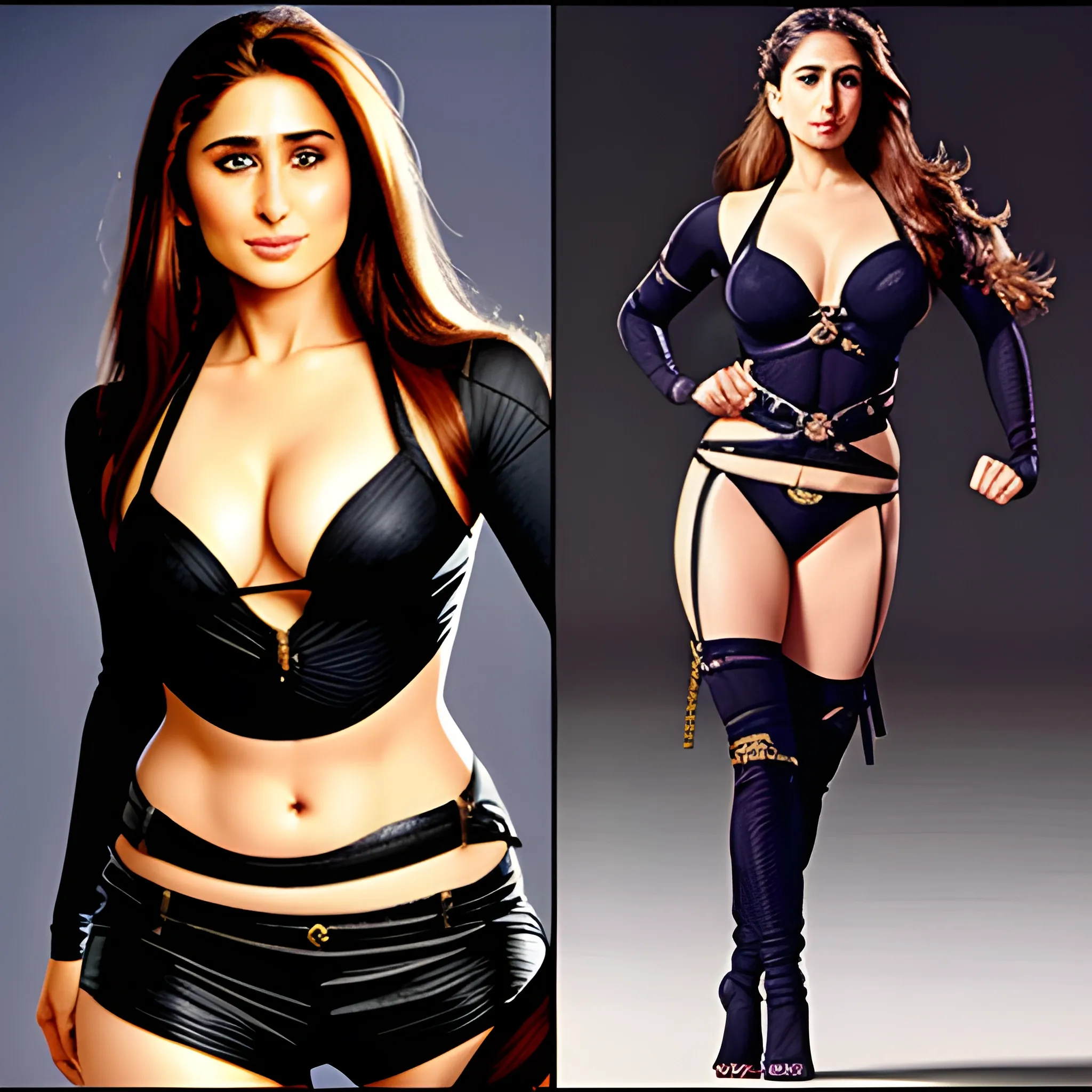 kareena kapoor in sexy ninja uniform. chat