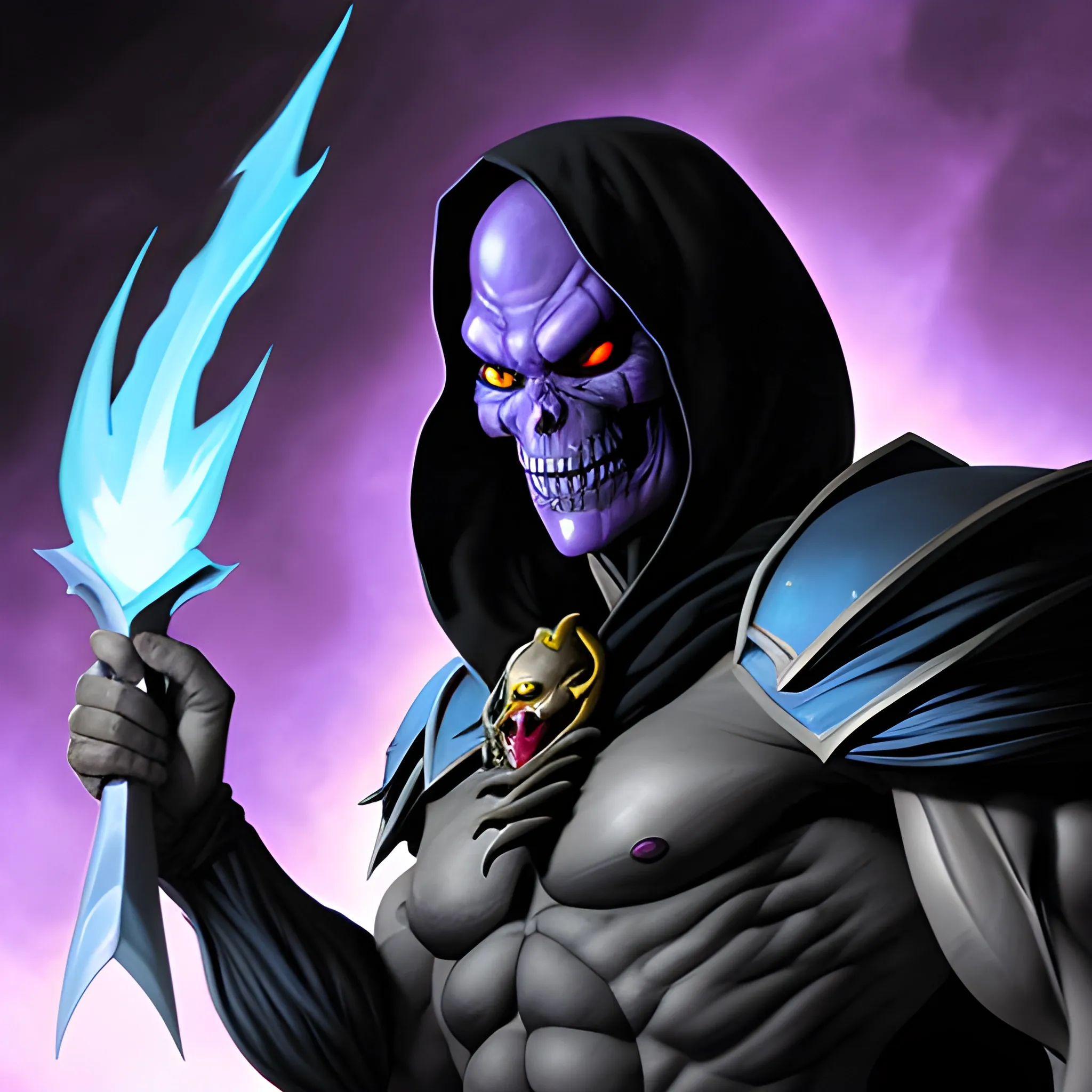 “You are nothing in comparison to Wrath-Amon's prowess, Skeletor!