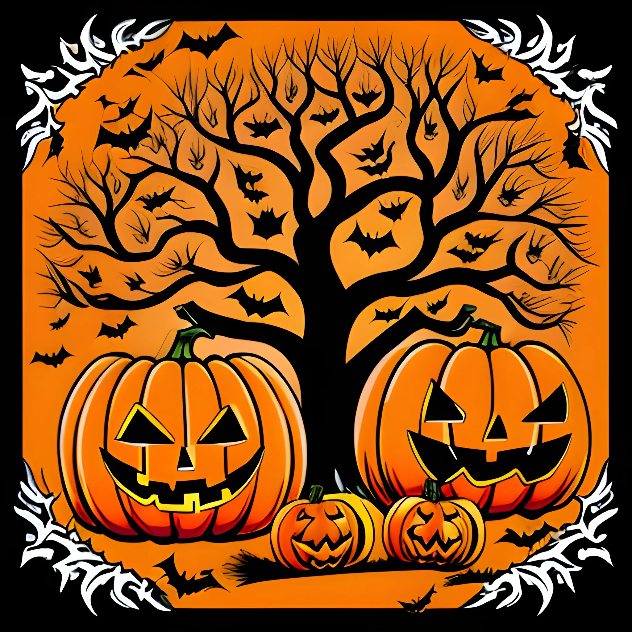 halloween Etsy SEO for coloring pages for kids, vector style
