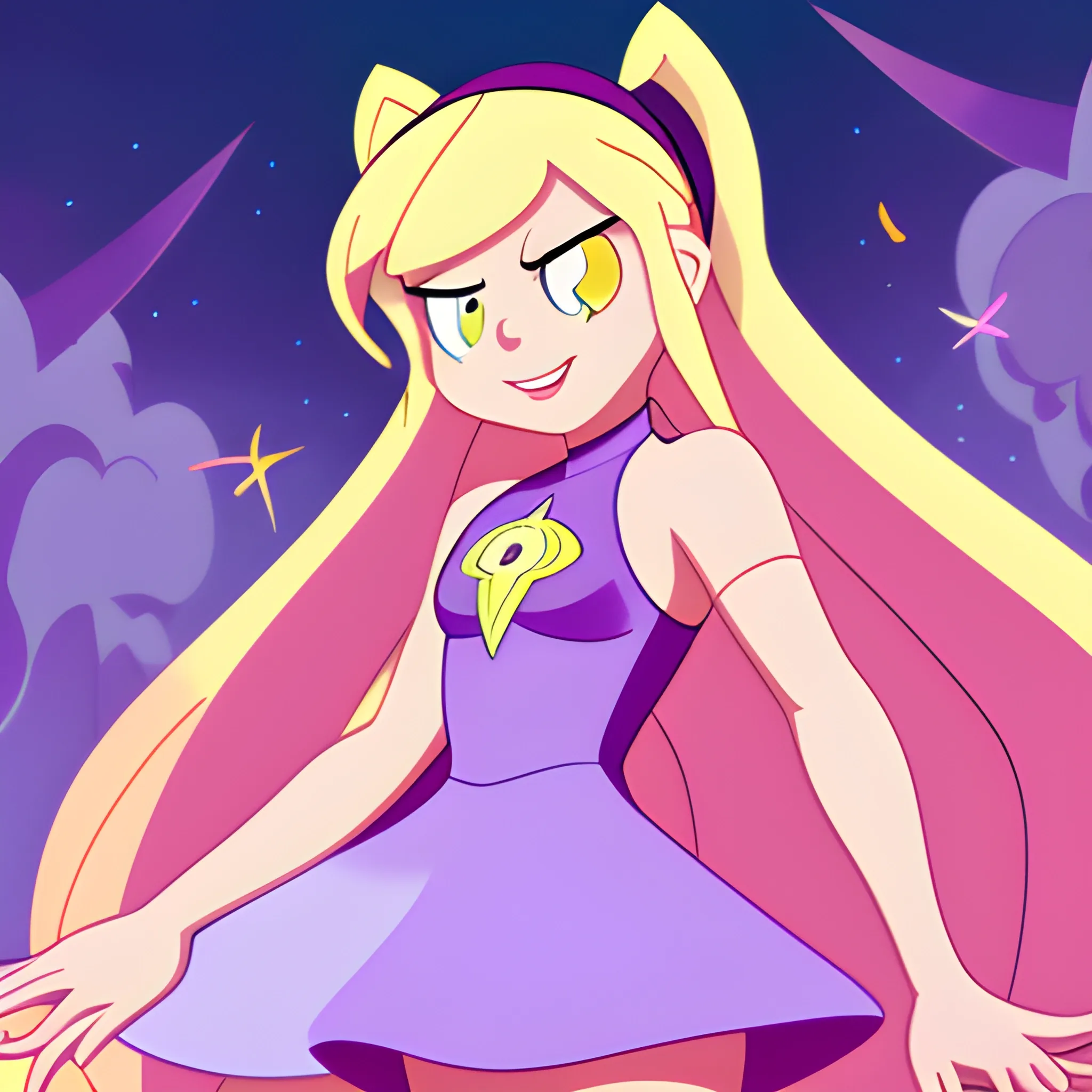 , Cartoon star butterfly 