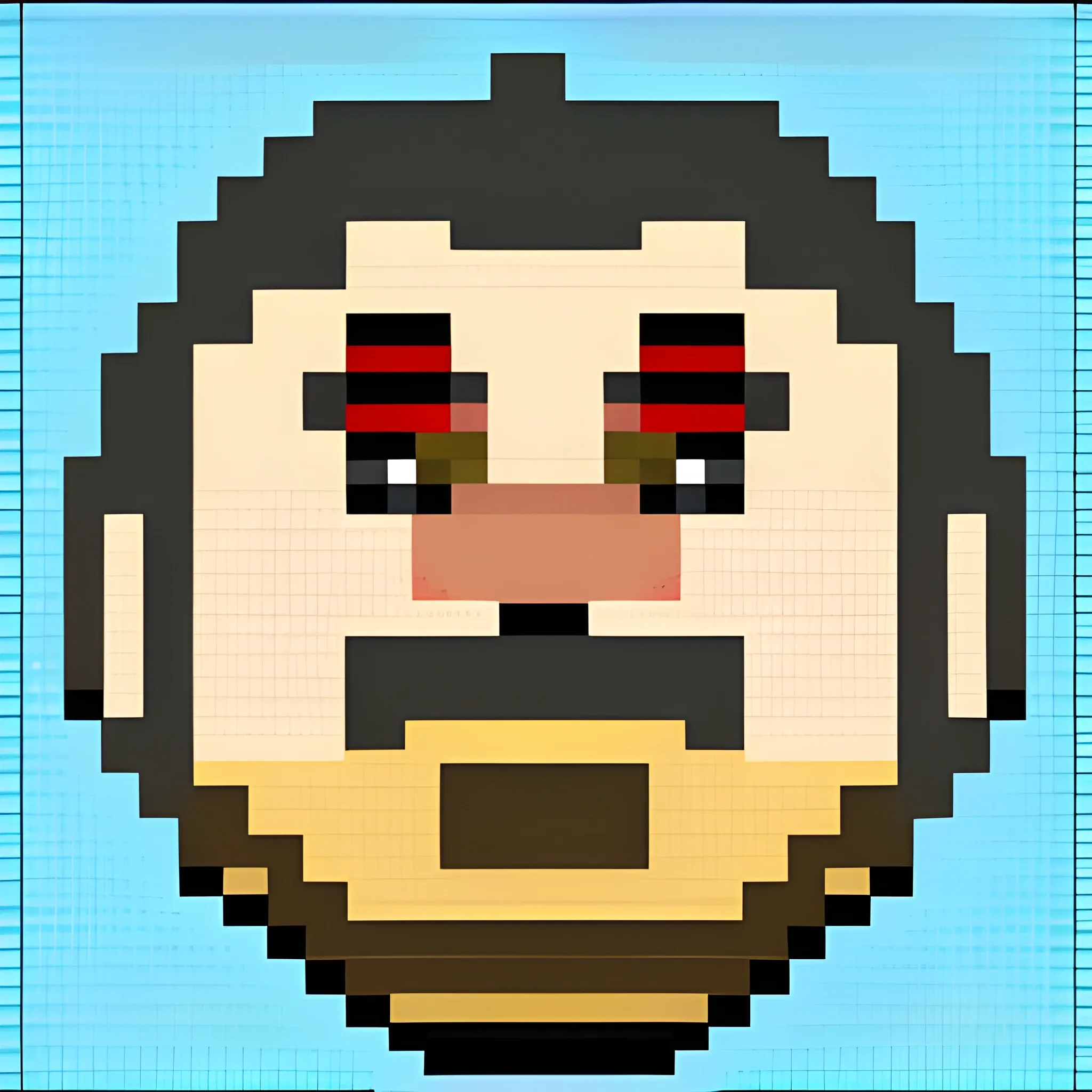 pixel art; fat human;fat face; size pictures 100 kb