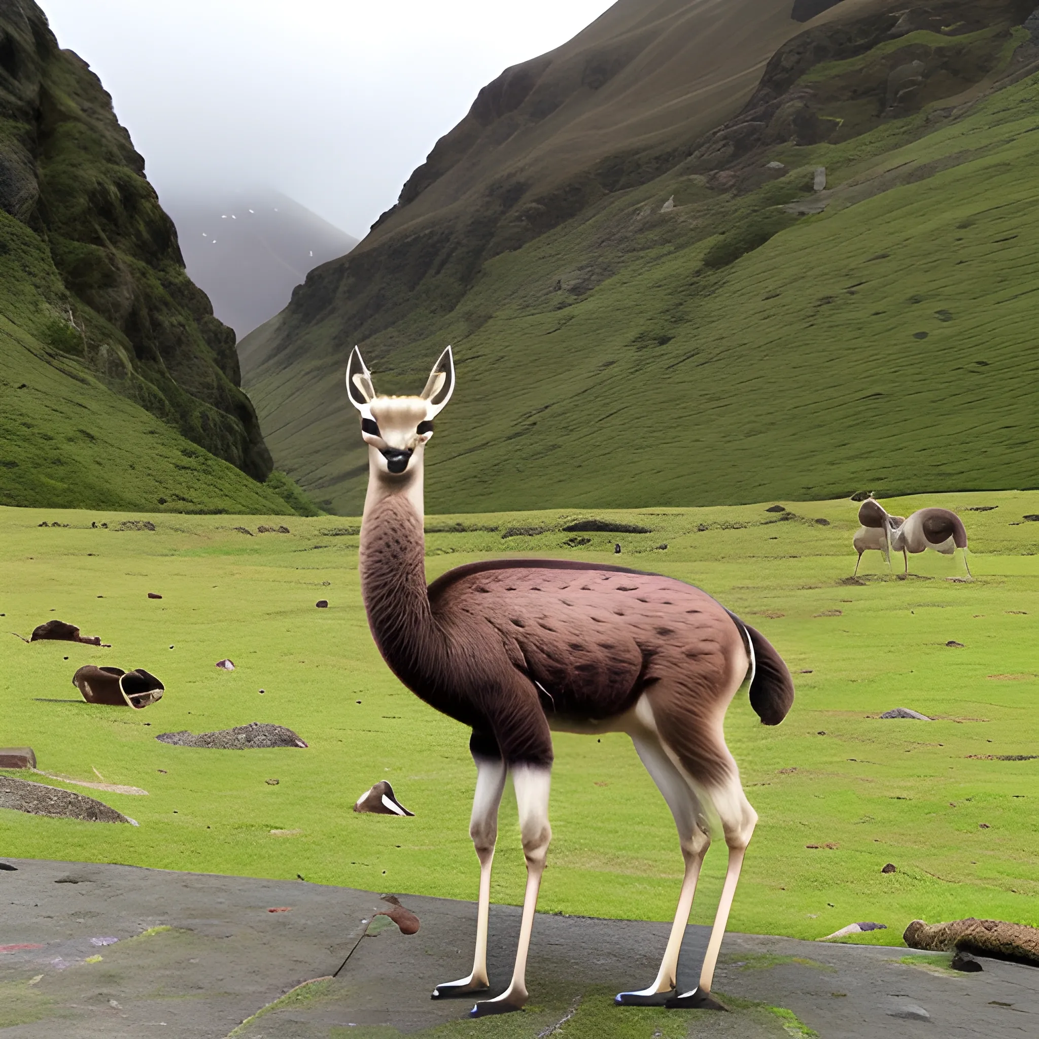 Guanaco-pudu

