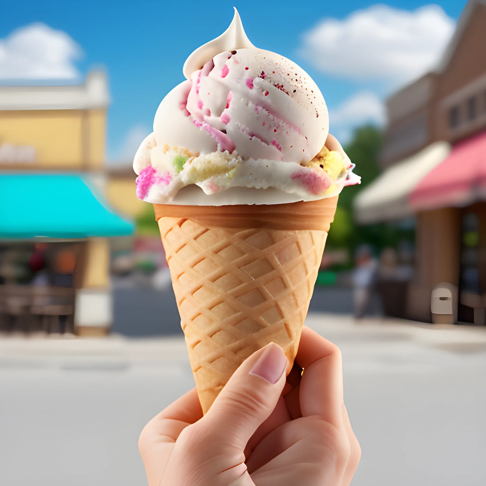 ice cream, commercial photograph, HD
