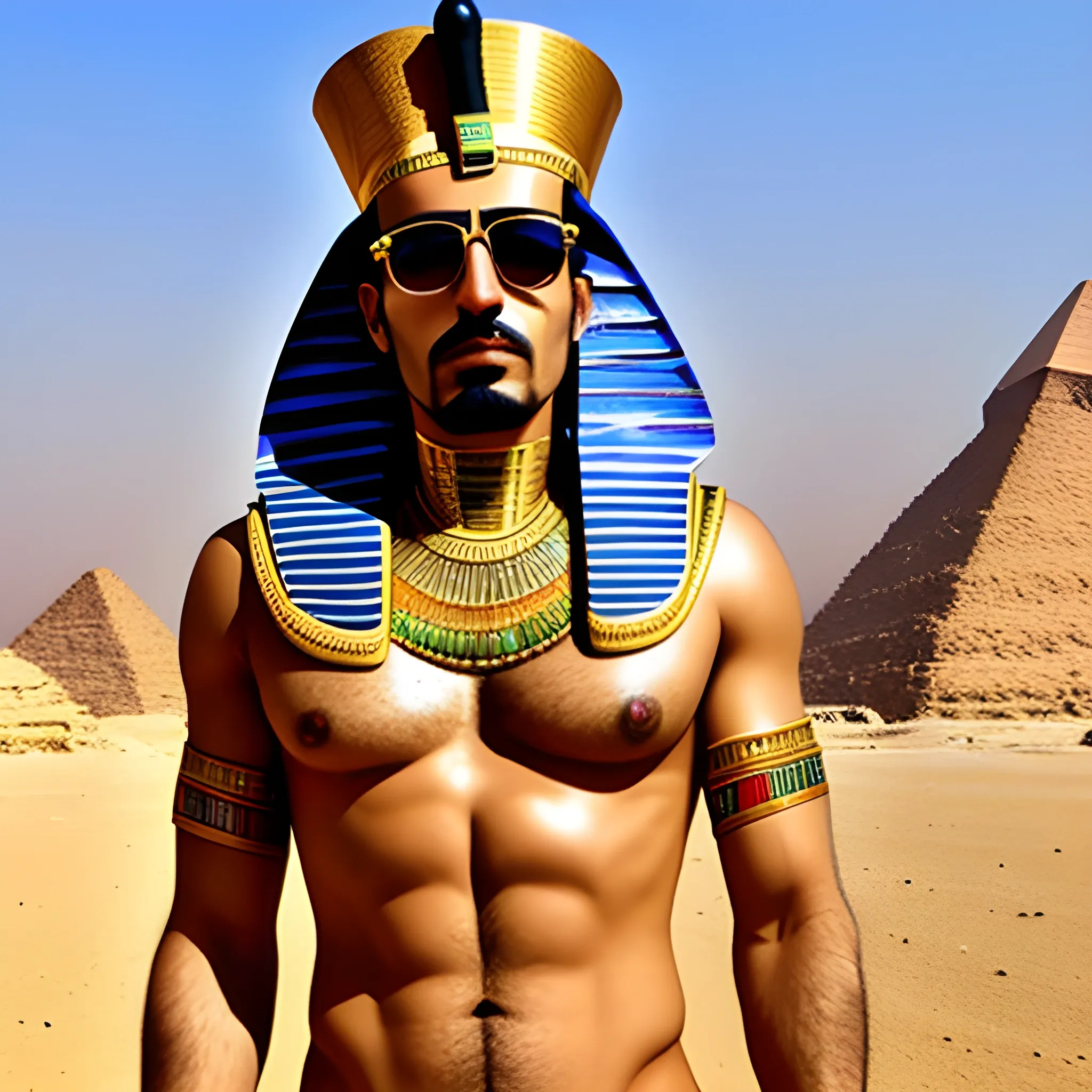 Egyptian young man, Trippy