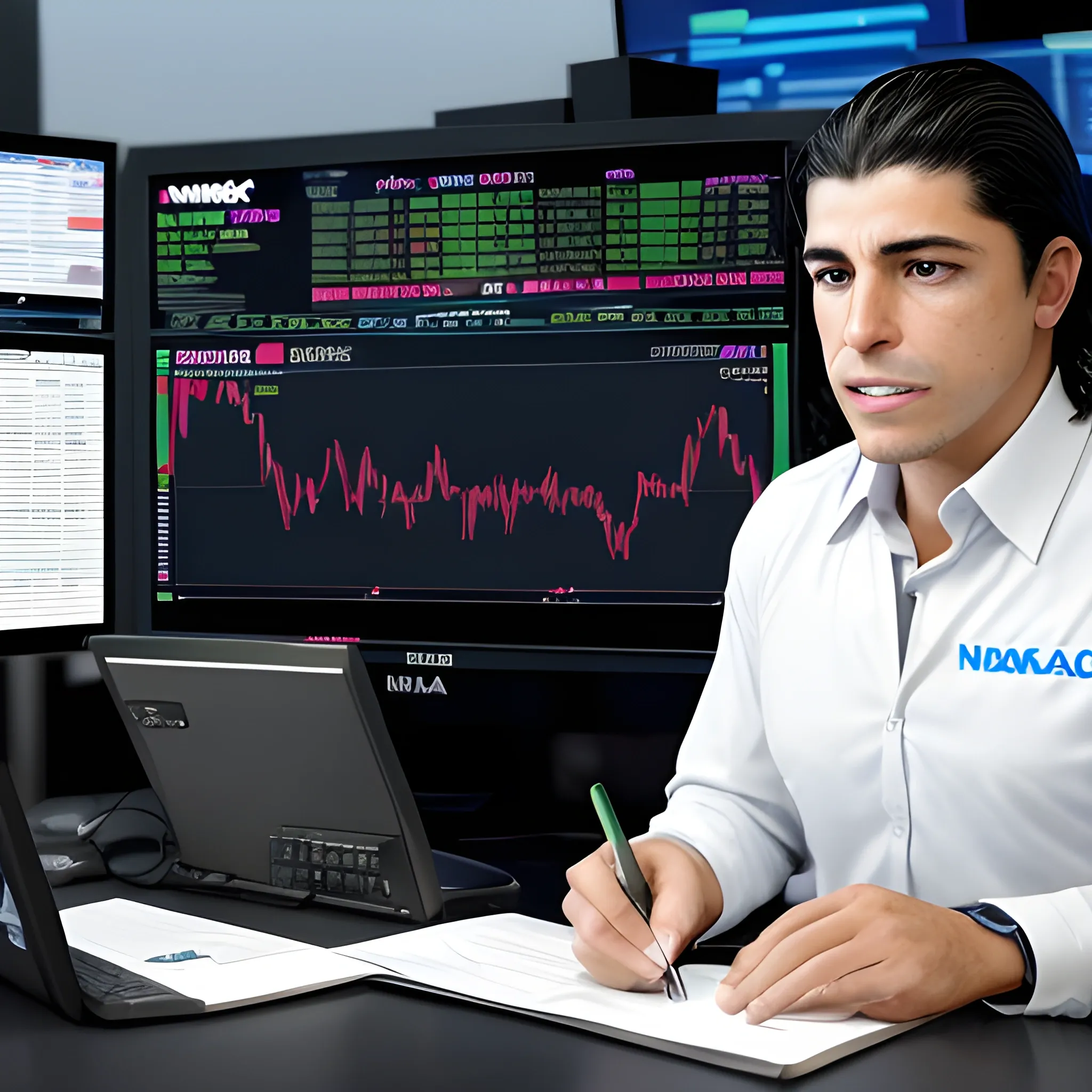 necesito un logo para una academia de trading llamada contextrading de futuros del nasdaq
