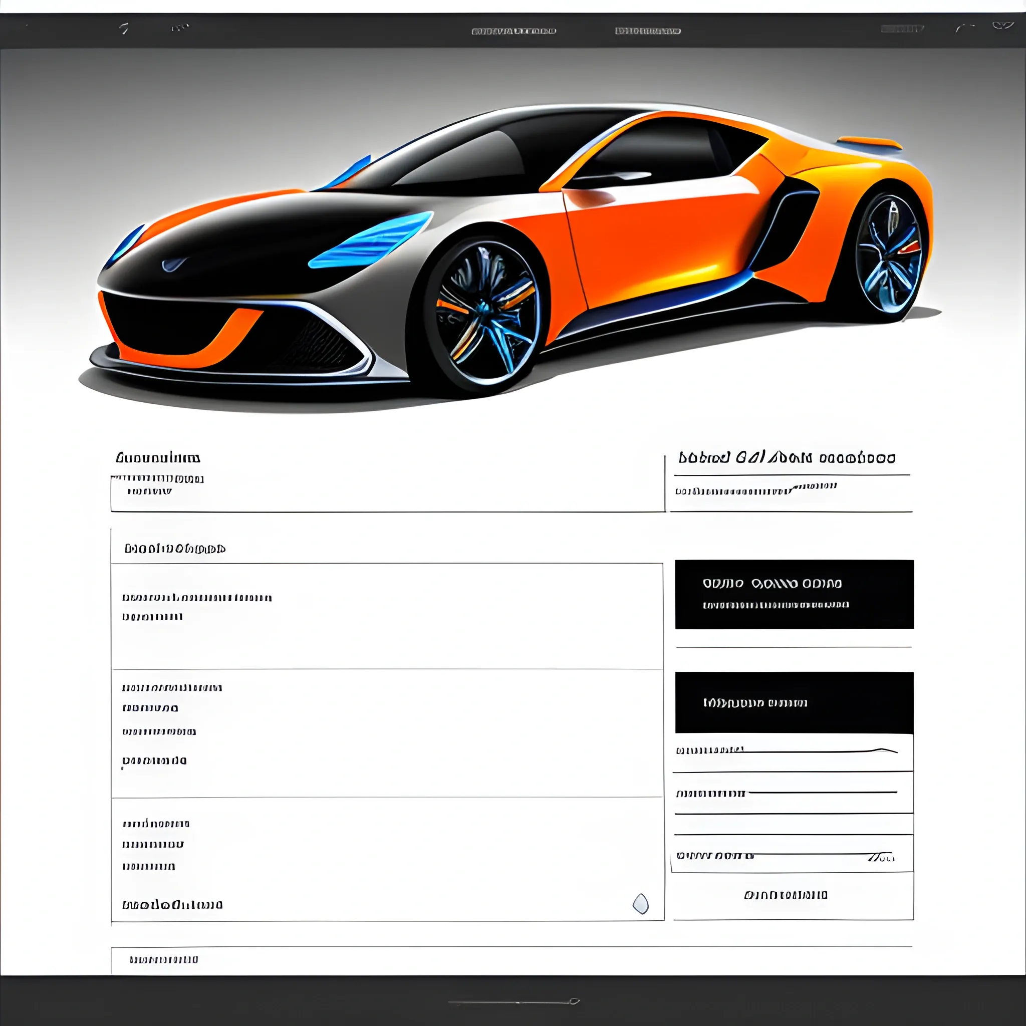 Design a sleek splash screen for Automation 4 - Premier Edition, a premium business software for the automotive industry. The design should feel exclusive and modern, incorporate subtle automotive elements,  Trippy, Pencil Sketch