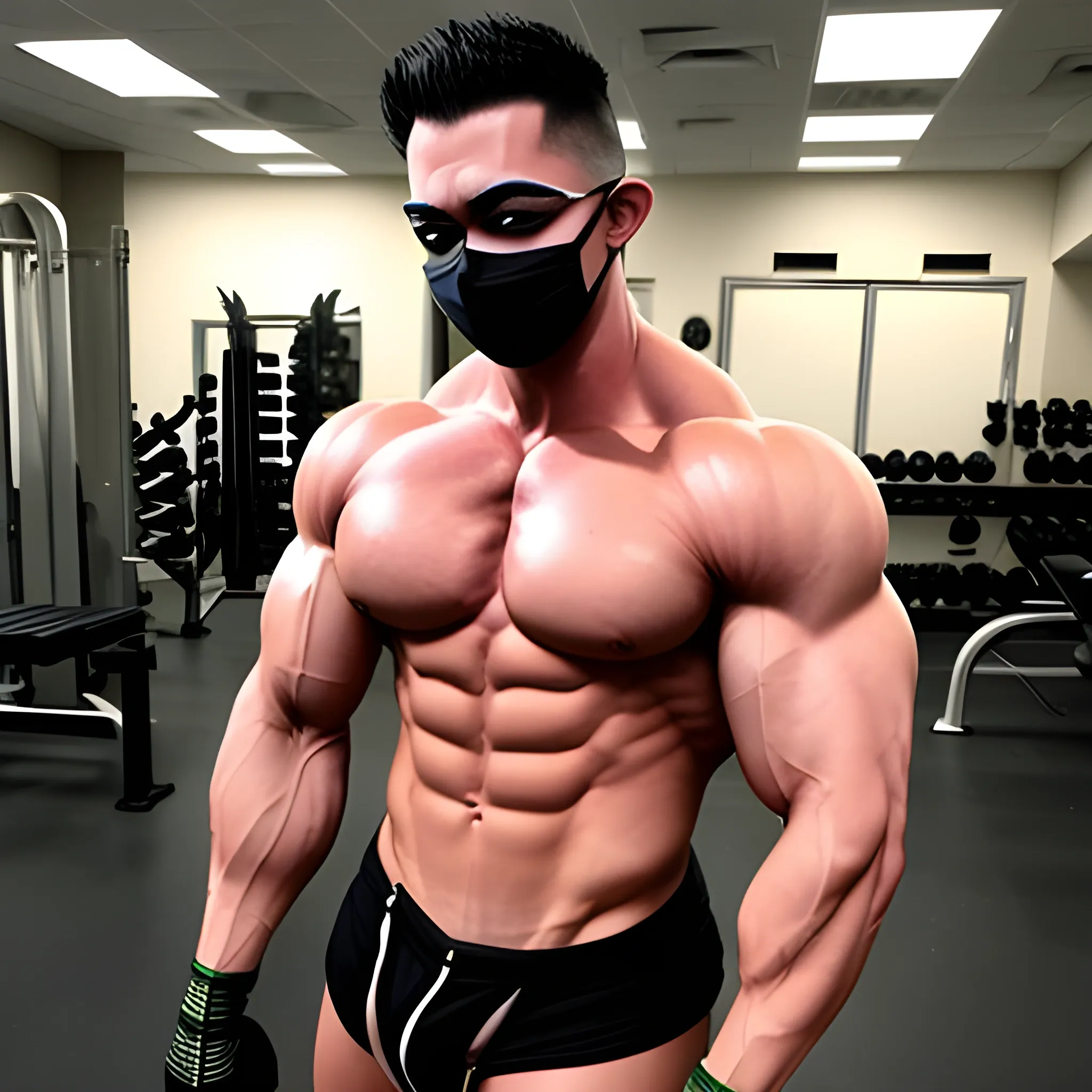 muscle,mask,gay,penis, 