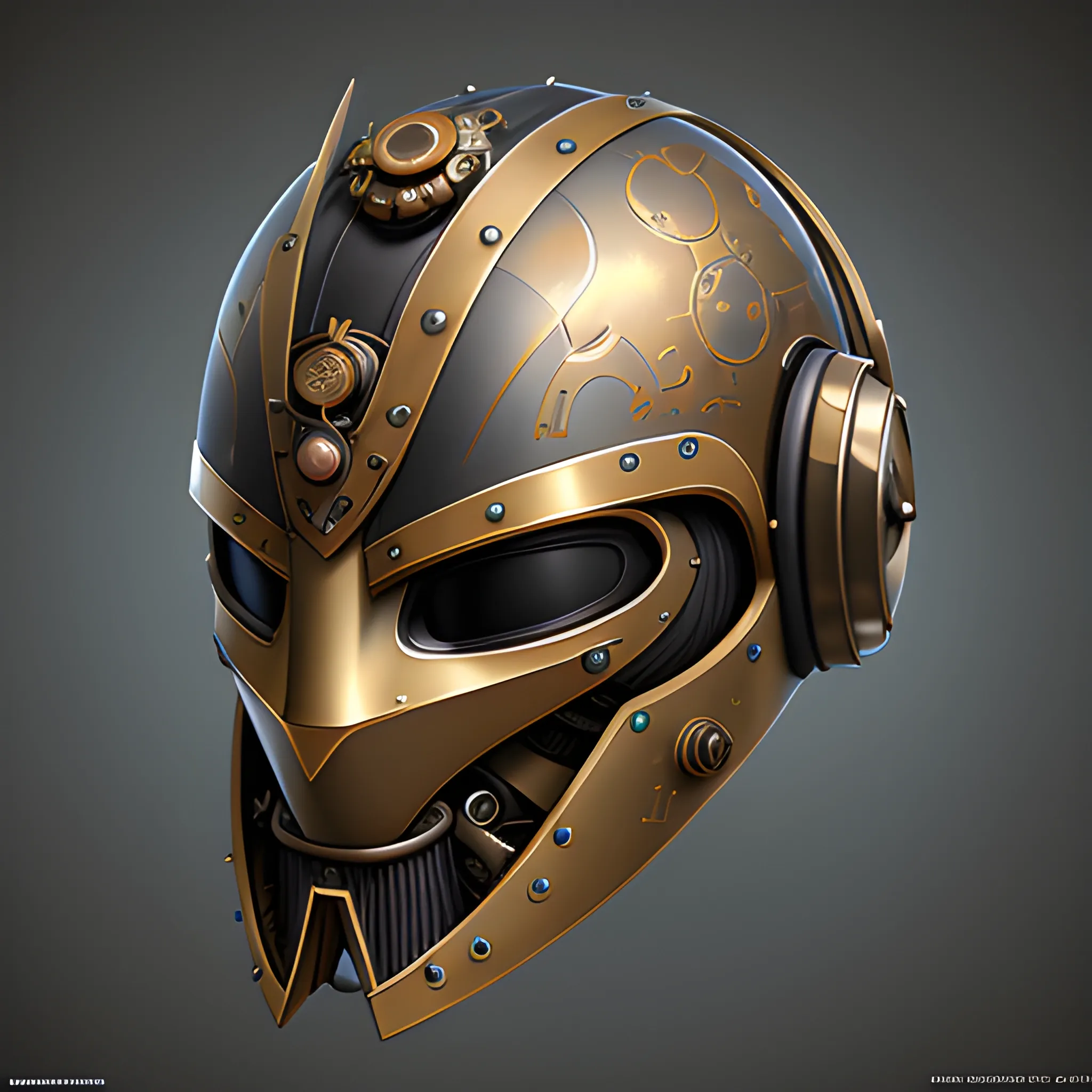 steampunk helmet fantasy art mask robot ninja stylized digital illustration sharp focus, elegant intricate digital painting artstation concept art global illumination ray tracing advanced technology chaykin howard and campionpascale and cooke darwyn and davis jack