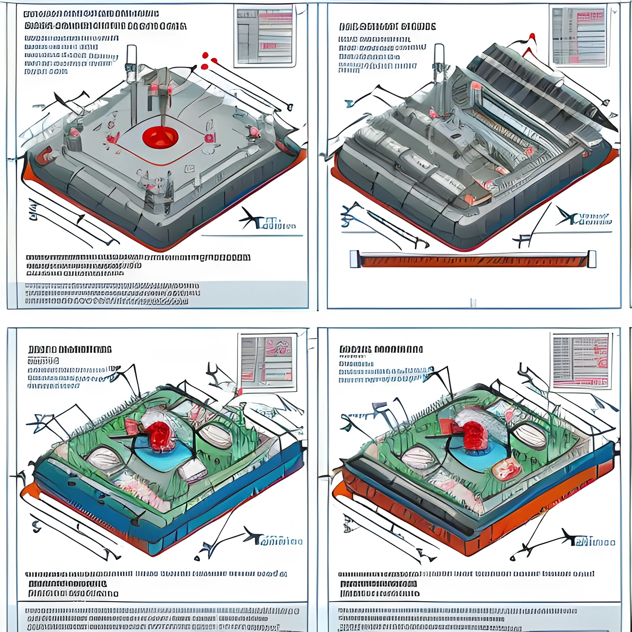 Positive Prompt:
"A detailed technical illustration that shows two key stages of oil well operation using modern and clear visual design.

On the left side, the 'Heat Carrier Injection' process is depicted. A pump jack, widely used in the oil industry to move liquid from the well, is shown on the surface. Red arrows highlight key steps in the process. The first step is the plunger lift, which plays a crucial role in the operation of the pump. This process is facilitated by lifting the plunger inside the pumping equipment in preparation for the injection. The second step involves securing the tubing column to a suspended plug, an important measure to ensure the temporary closure of the well and prevent unwanted discharge while preparing for the heat carrier injection.

Subsurface, the illustration shows components like the tubing and working rods involved in this process. The entire system is presented in cross-section to demonstrate how it functions in real conditions, providing a deeper understanding of the equipment interaction during heat carrier injection.

On the right side of the illustration, the 'Production Phase' is shown. The pump jack is again depicted on the surface, but now the focus is on the oil extraction process. Arrows indicate several important operations. First, the dismantling of a solid ring is shown, which is removed to prepare the well for operation. Next, the installation of a polished rod is highlighted, an important component of the pumping system that allows for effective force transmission for the pump's operation. Finally, the lowering of the plunger is illustrated, which initiates the system's operation in extraction mode.

The cross-sectional view of the well illustrates how the pumping system elements work during oil extraction. Specifically, equipment such as the SPR-57 cylinder and plunger are highlighted as crucial for ensuring oil production. All elements are clearly labeled with descriptions, making it easier to understand the processes and equipment.

The illustration is designed in a modern style with clear lines and bright colors to simplify the perception of complex technical processes. All key operations are marked with explanatory arrows, and labels help quickly orient the viewer on the actions being performed at each stage. Both surface and subsurface equipment are represented in cross-section, providing a comprehensive understanding of all stages of well operation. This illustration is suitable for use in educational and professional materials within the oil and gas industry, as it provides a visual and understandable representation of the heat carrier injection process and subsequent oil extraction."

Negative Prompt:
"The illustration lacks sufficient detail, reducing its practical value for technical specialists and engineers. Firstly, key components of the equipment, such as the tubing, column pipes, and plunger, are presented schematically and without explanatory labels, making it challenging to understand specific processes and steps. Important stages, such as the plunger lift or the dismantling of the solid ring, are depicted too simplistically, and due to the lack of detailed indicators, it is unclear how these operations are carried out.

The subsurface part of the equipment in cross-section is also inadequately detailed: there are no precise labels for all layers and components necessary to understand the complete structure and system interactions. The SPR-57 cylinder, which is a crucial part of the production process, is not visualized with sufficient clarity, potentially leading to misunderstandings of its functions and role in the process. Additionally, there is no clear indication of the flow of fluids, such as the heat carrier injection or liquid circulation.

The red arrows used to highlight key processes are not sufficiently informative: their trajectory may confuse the user, as they do not clearly point to specific elements of the system, and their placement on the diagram appears cluttered. This complicates the perception of the overall logic of the processes. As a result, the illustration appears superficial and unsuitable for use in professional technical instructions or educational materials.

Finally, the overall design of the illustration is outdated, which diminishes its visual appeal. Modern illustrations require cleaner, clearer graphics with bright and unambiguous indicators and explanatory captions to enhance clarity and ease of understanding, which is lacking in this case. All these factors make the illustration less useful for engineering tasks and necessitate revisions to meet contemporary quality standards in the oil and gas industry."

These prompts provide a comprehensive overview of both the strengths and weaknesses of the illustration.






