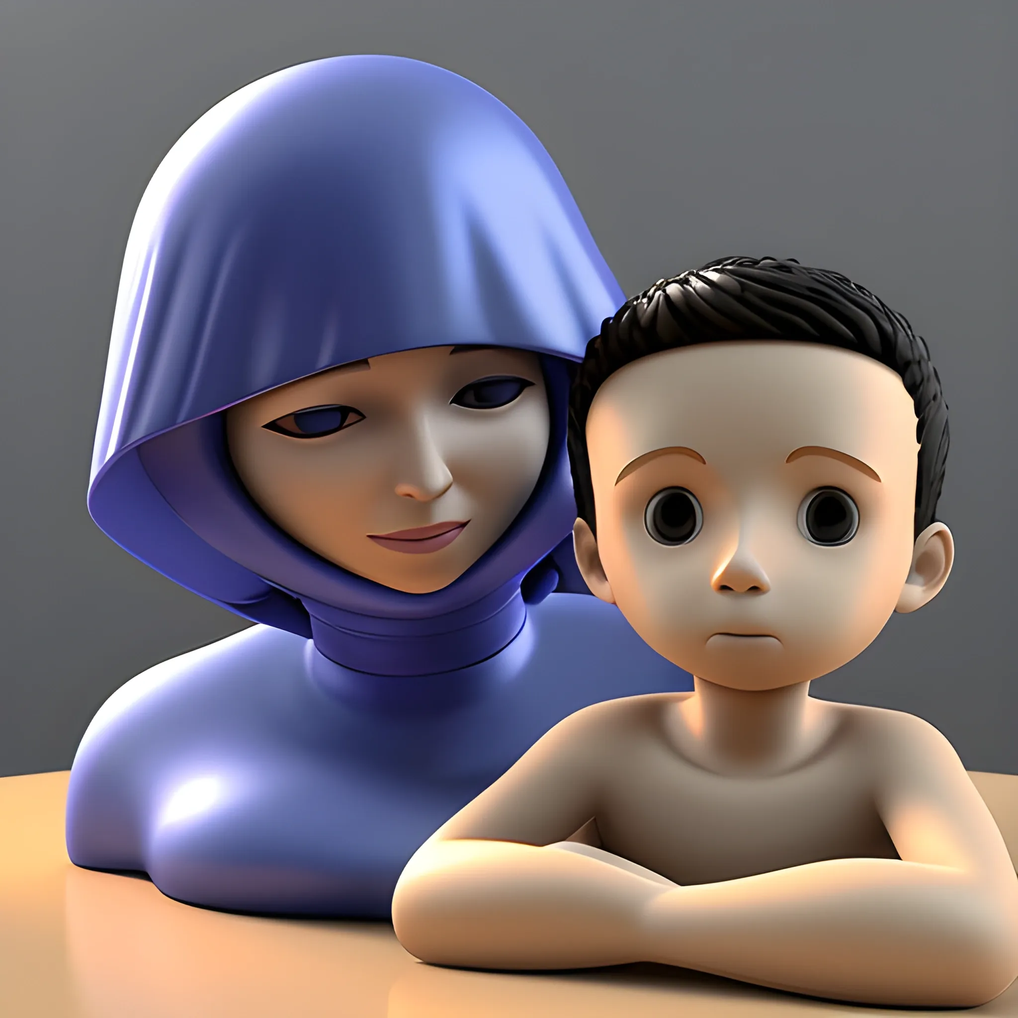 Madre e hijo sexo, 3D