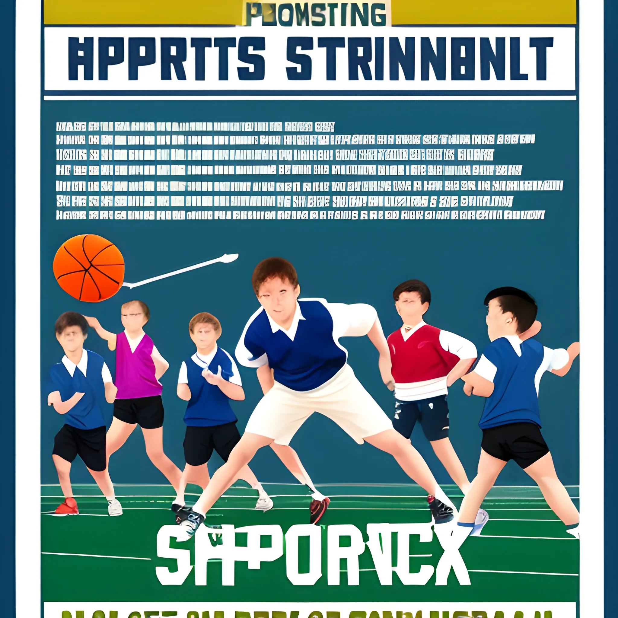 sports meeting poster