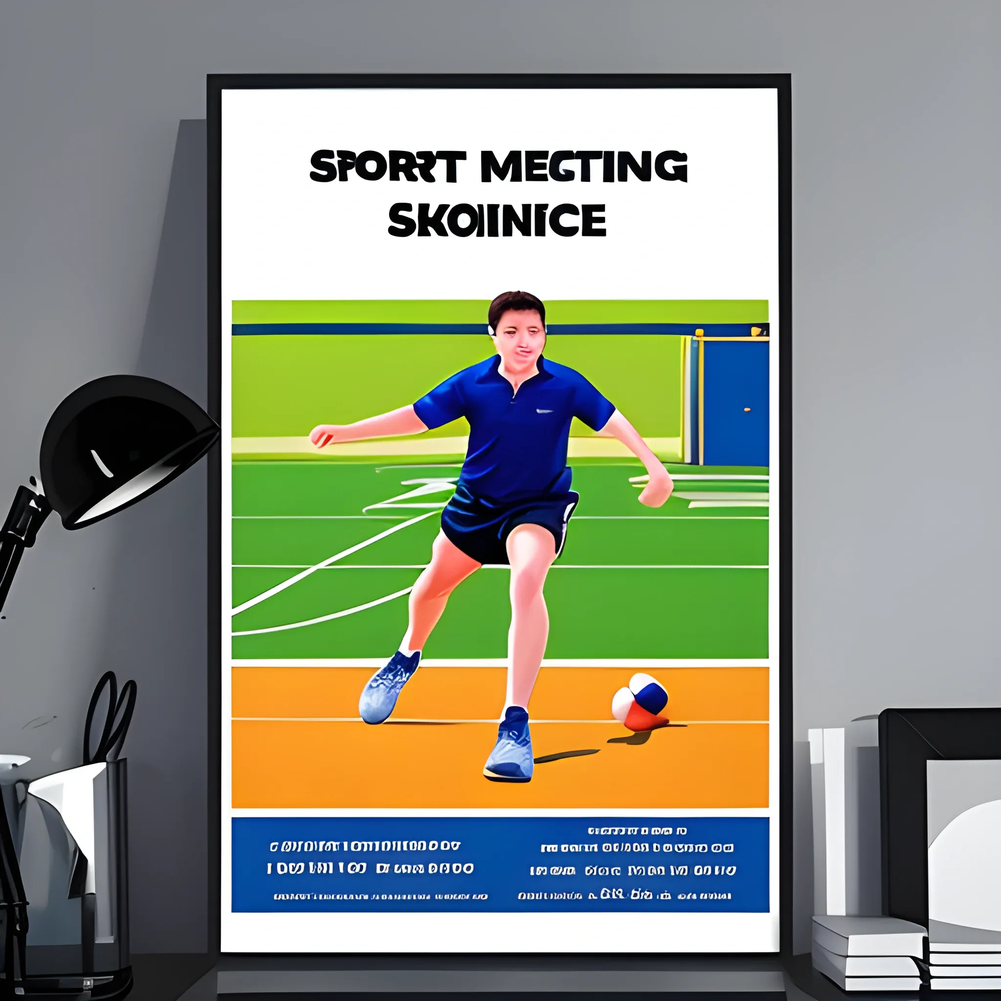 sports meeting poster,