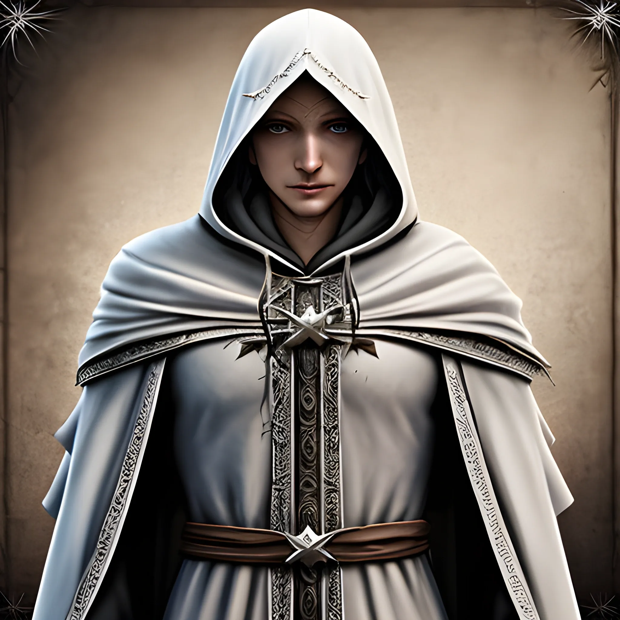 Create a hooded aasimar