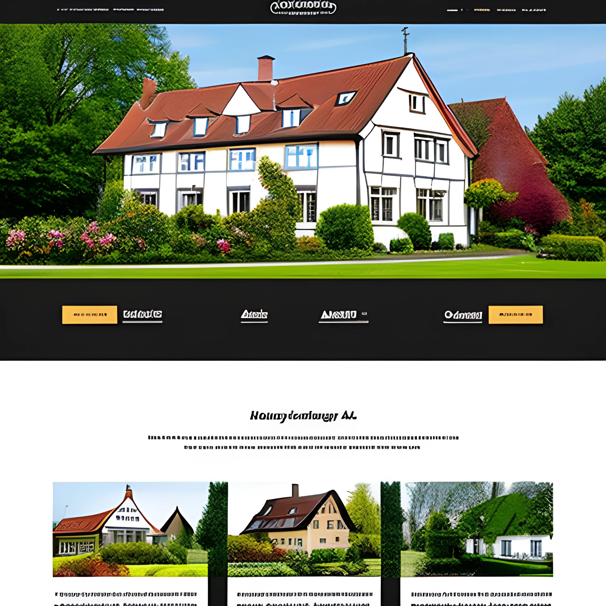 landing page, homepage, for a holiday house, older family house, in a little town, Saxony Anhalt, northern Germany, Seehausen
