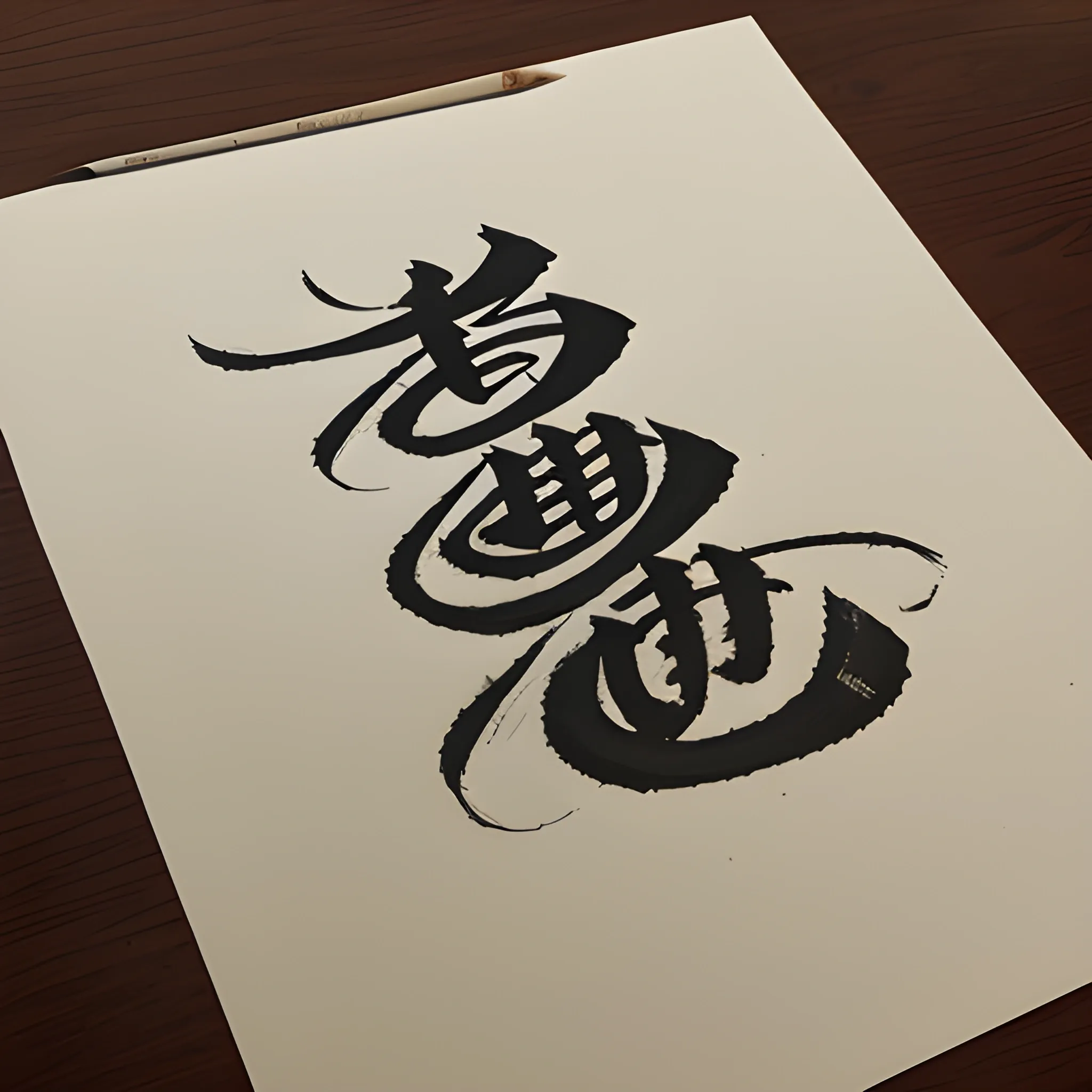 Sinoy in calligraphy 