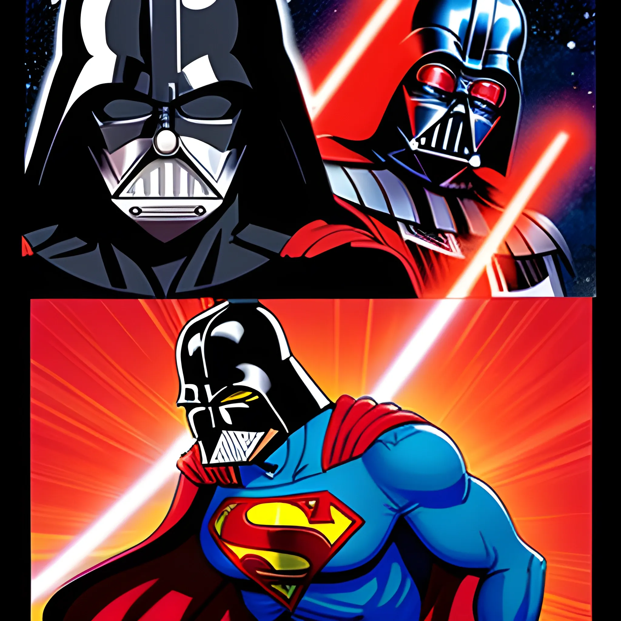 SUPERMAN VS DARTH VADER



