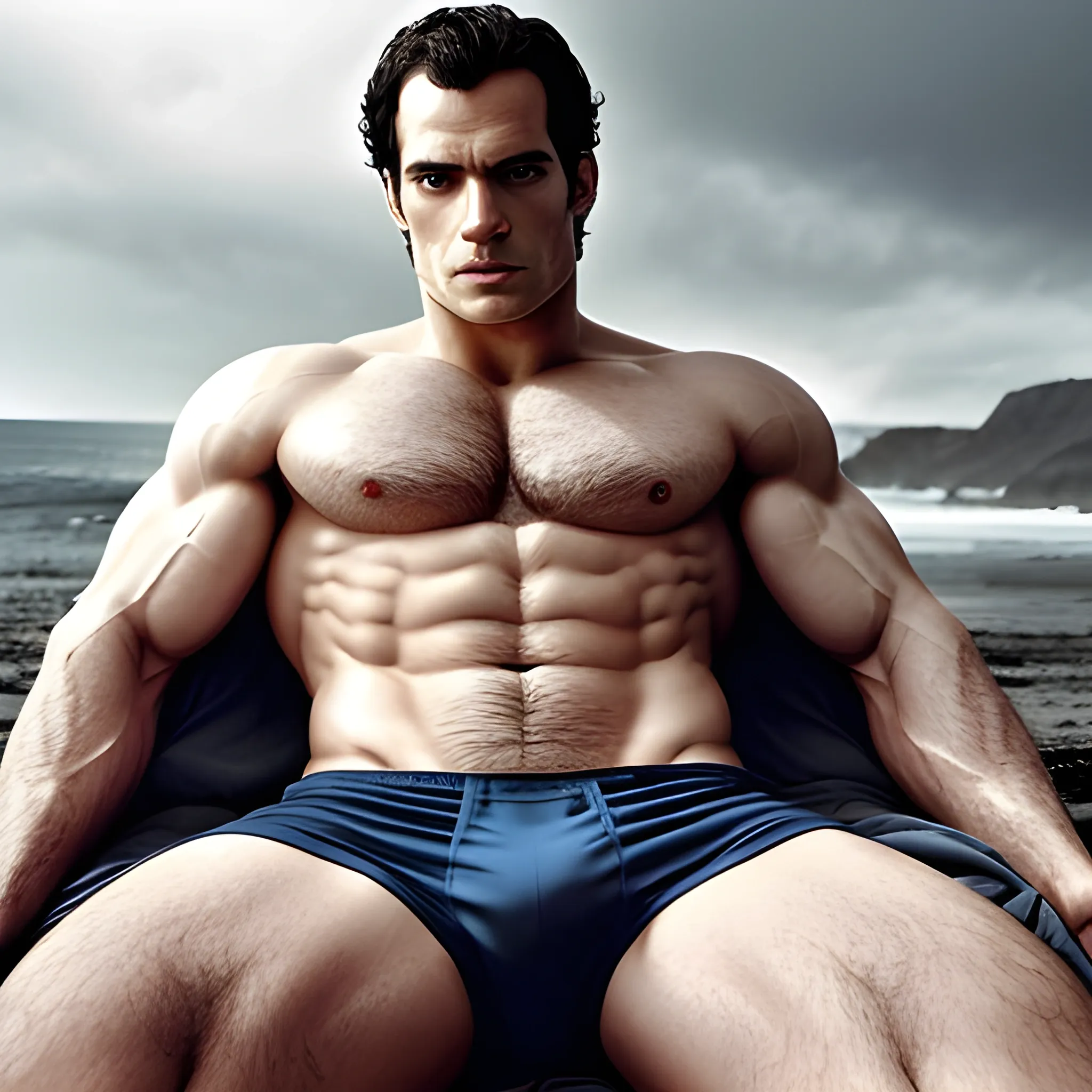 Henry Cavill abs shorts/undergarments