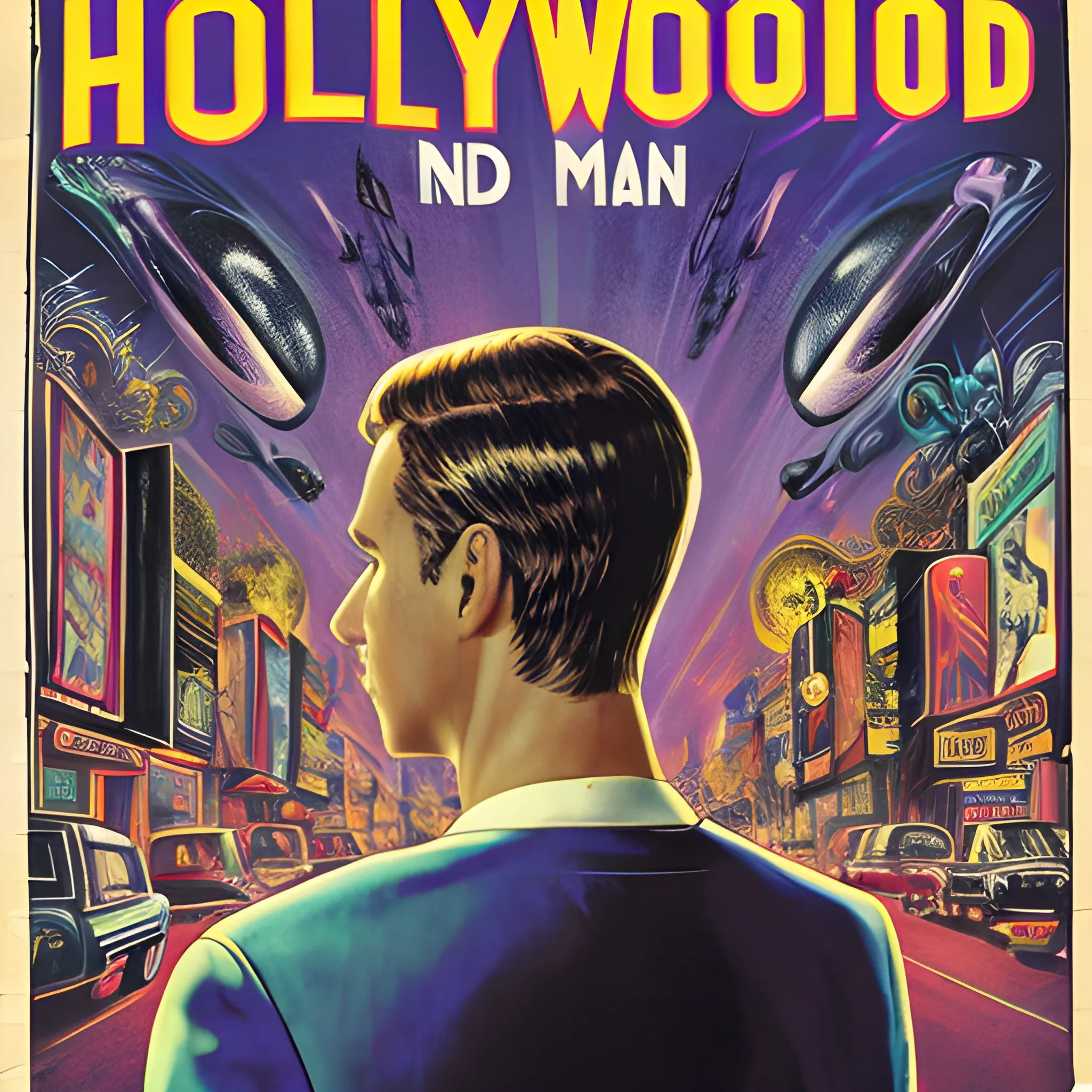 Trippy,Hollywood,Film and television covers,The back of the main character,Turn around