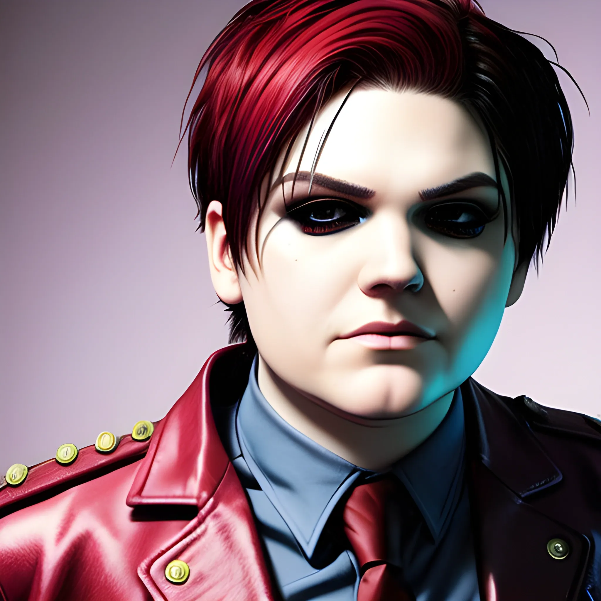 Gerard Way 2004, hyper realistic