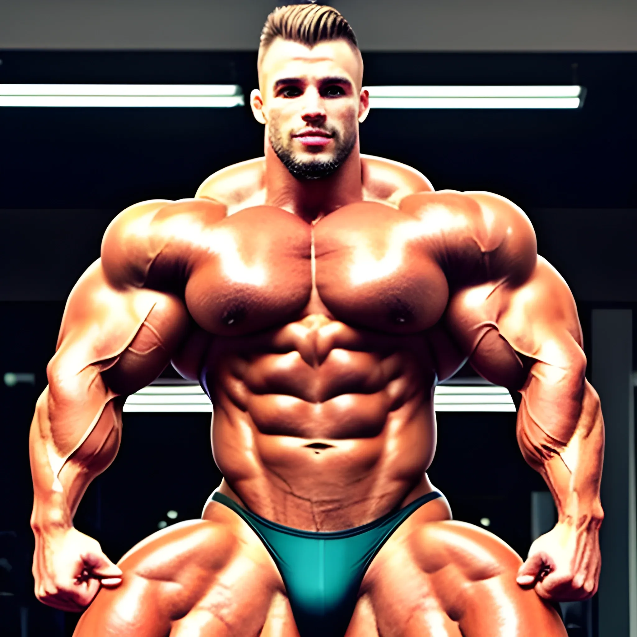 massive teen male bodybuilder