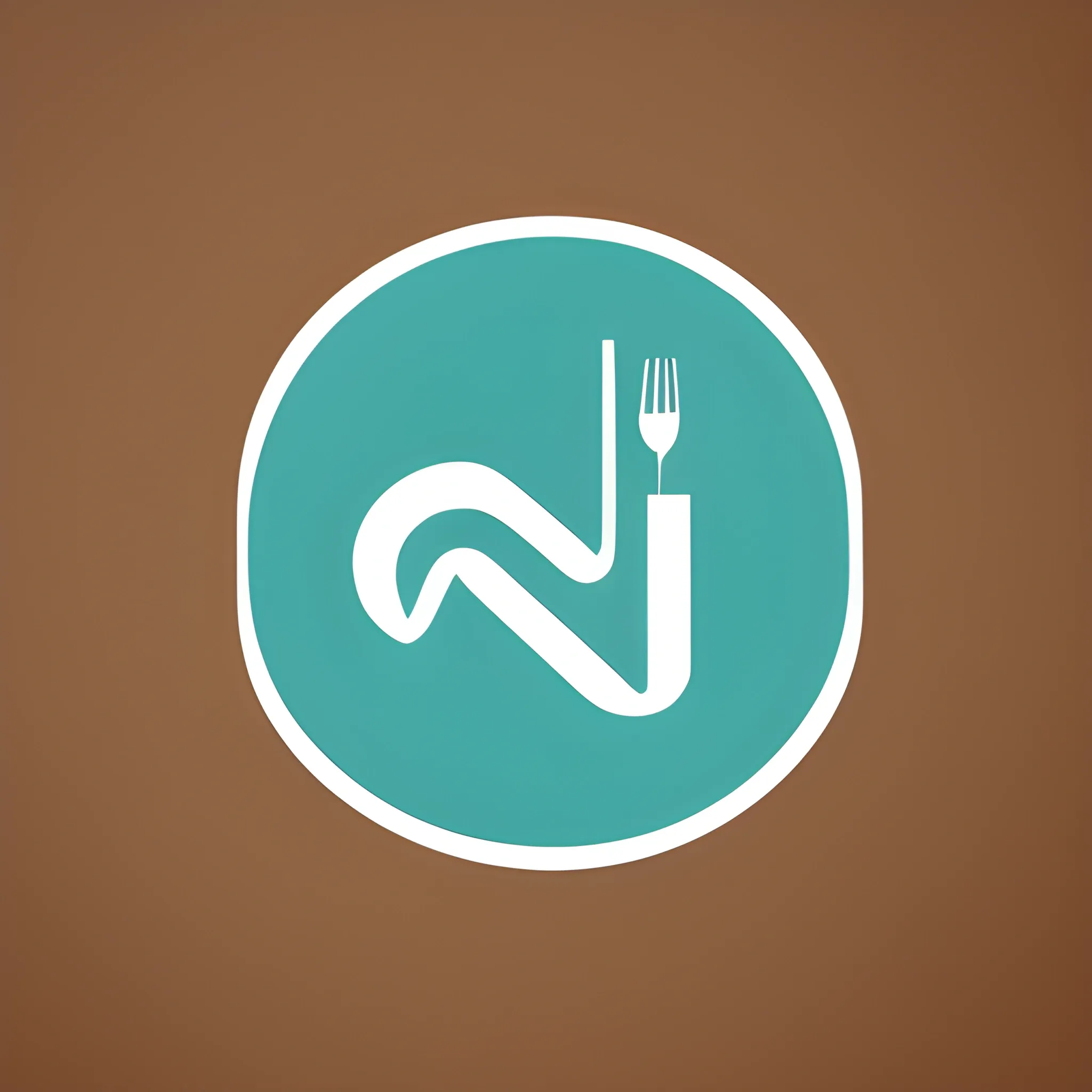 Create a sleek and modern logo for an emerging food consulting company called “Impulsa FOOD,” incorporating minimalist geometric shapes and a cool blue and green color scheme. Make sure the logo includes a symbol related to the food industry, suitable for both digital and print media.